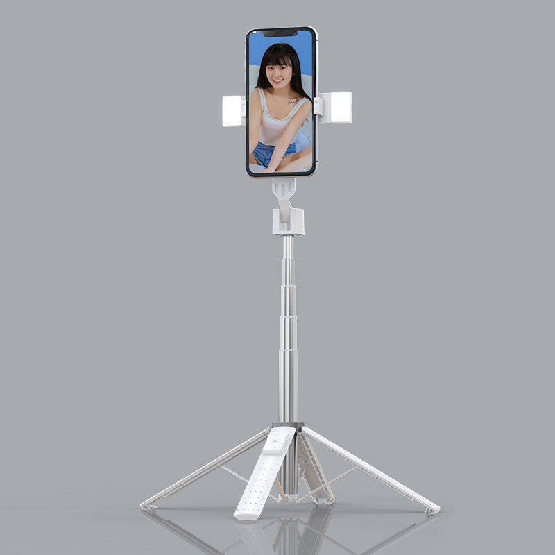 Quadrupod Double Fill Light Mobile Phone Bluetooth Selfie Stick - HundredsandBelow.com