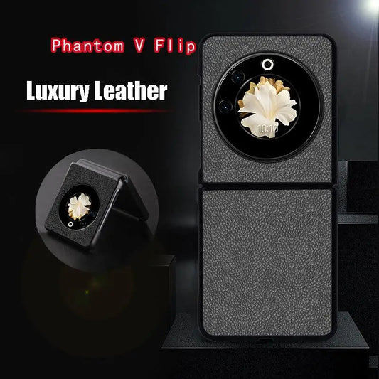 Funda For Tecno Phantom V Flip 5G Leather Shockproof Phone Case Capa For Phantom V Flip AD11 Holster Full Protective Flip Cover - HundredsandBelow.com